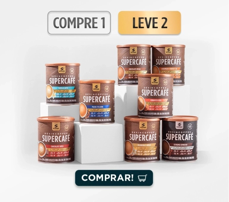 Compre 1 Leve 2 Supercafé - Home Super Nutrition