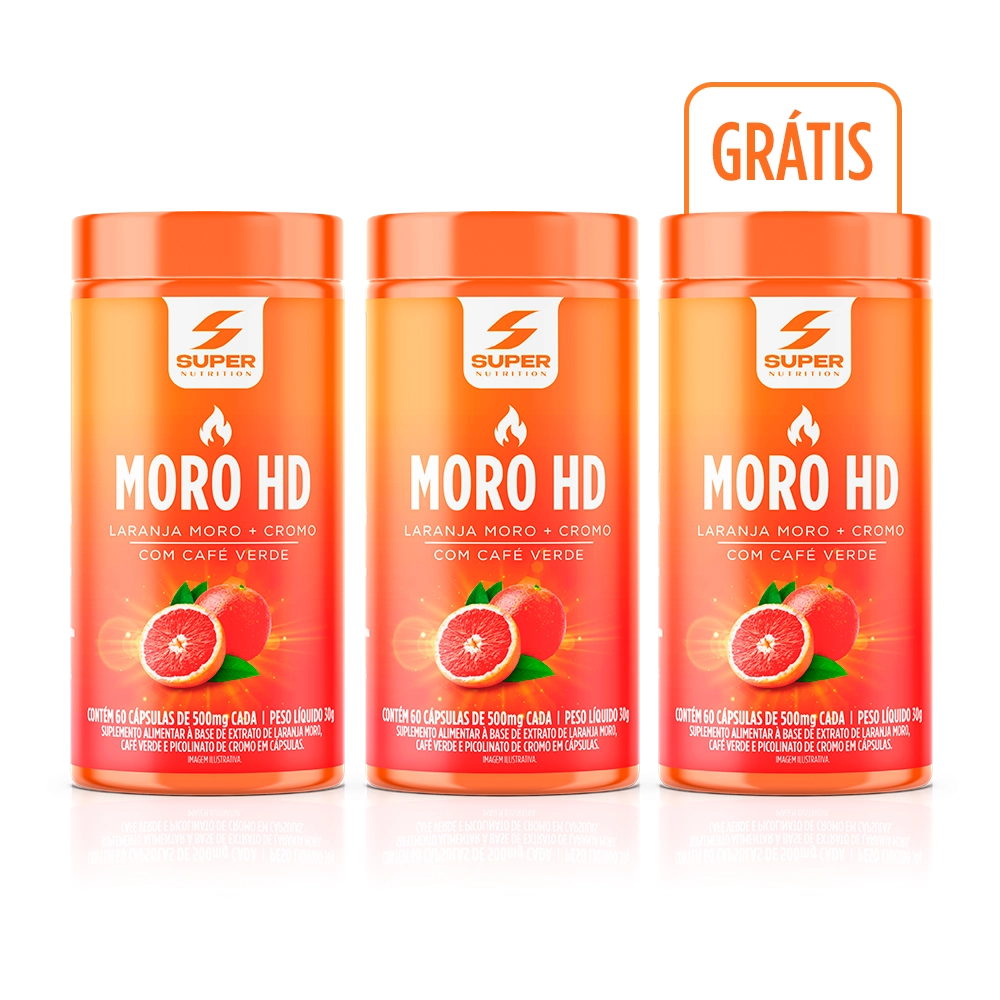 Suplemento Alimentar Moro HD - Compre 2 Leve 3 | Super Nutrition