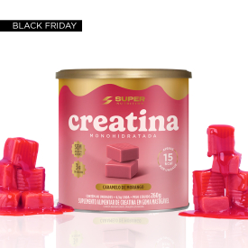 Caramelo de Creatina Sabor Morango (40 unidades) 