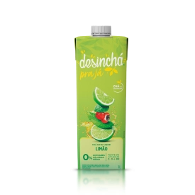 Desinchá Pra Já Chá Mate Sabor Limão (1 litro)