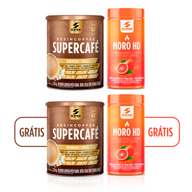 Combo Em Dobro: Supercafé Baunilha c/ Avelã + Moro HD