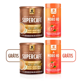Combo Em Dobro: Supercafé Baunilha c/ Avelã + Moro HD