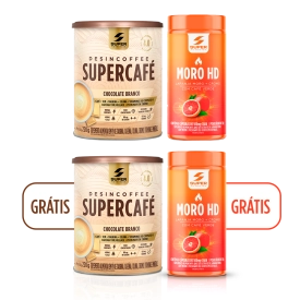 Combo Em Dobro: Supercafé Chocolate Branco + Moro HD
