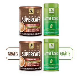 Combo Em Dobro: Supercafé Cinnamon Roll + Active Boost