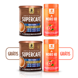 Combo Em Dobro: Supercafé Palha Italiana + Moro HD