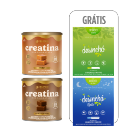 Compre 02 Caramelos de Creatina, Ganhe 02 Desinchá 60 sachês