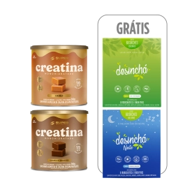 Compre 02 Caramelos de Creatina, Ganhe 02 Desinchá 60 sachês