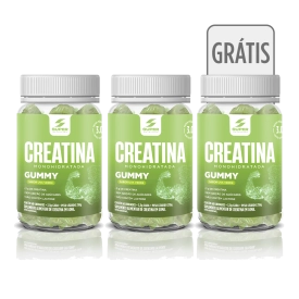 Compre 2 Leve 3 Super Gummy Creatina Sabor Uva Verde