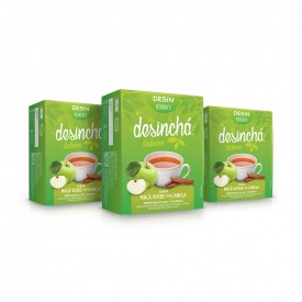 Kit 03 Desinchá Maçã Verde com Canela