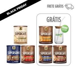 Compre 3, Leve 6: Supercafé em Dobro + Copo de Brinde