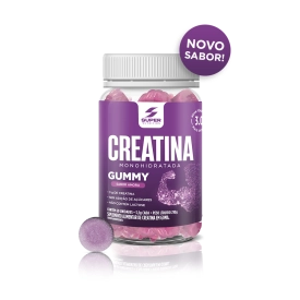 Super Gummy Creatina Sabor Amora (60 gomas) frente