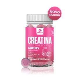 Super Gummy Creatina Sabor Tutti-Frutti (60 gomas)